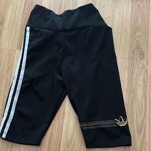 Adidas Black pride biker shorts